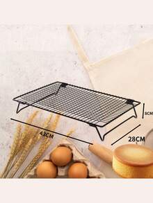 2pcs/1pc Stackable Baking Cooling Rack With Foldable Folding Legs For Cooking, Baking, Drying, Grilling, Cookies, Pizza, Cake, Easy To Clean Stackable Cooling Rack - Multicolor - View 15