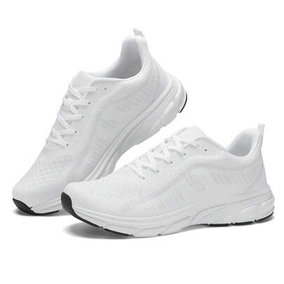 Giày thể thao nam dệt kim, giày chạy bộ nhẹ và thoáng khí.