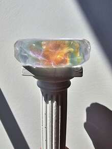 1件白色亮面树脂手镯，时尚多彩女士饰品 - 彩色 - 查看 14