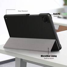 适用于三星 Galaxy Tab A11/A9 8.7 英寸平板电脑的保护套，带阅读器保护套，2025 新款，平板电脑三折支架（不含平板电脑） - 彩色 - 查看 7