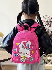 大容量学生背包，时尚可爱ins风背包，多功能大童书包 - 彩色 - 查看 7