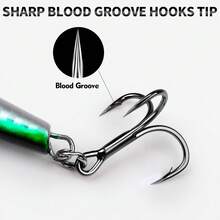 PRO BEROS PROBEROS 1PC 米诺饵，16.8厘米/24.8克，海水钓鱼路亚，颤泳饵，冲浪钓鱼配件和装备，水面路亚，大比目鱼和鲈鱼钓鱼路亚 - 彩色 - 查看 9