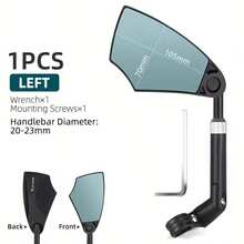 这款后视镜采用特殊涂层凸透镜，有效减少车灯和阳光眩光，为您提供清晰无畸变的后方交通视野。广角设计扩大了您的视野范围，无需转头即可观察来车，是城市通勤和繁忙道路的理想之选。配备球形关节枢轴和柔性鹅颈臂。 - 彩色 - 查看 12