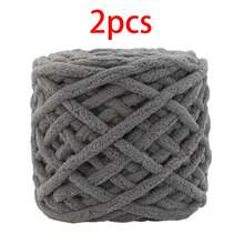 2pcs/200g Soft Ice Bar Chenille Yarn, Thick Chenille Yarn Suitable For Handmade DIY Soft And Thick Knitted Yarn, Can Be Used To Make Blankets, Scarves, Dolls, Slippers, Crochet Yarn - Multicolor - View 24