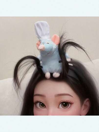 This Oversized Design Can Make Your Face Look Smaller. This Multi-Functional Hair Accessory Can Be Used As A Headband For Washing Face, Hair Clip For Makeup, Cartoon Headband, And Party Decoration. Suitable For Parties, Social Gatherings, And Birthdays, Also Can Be A Valentine's Day Or New Year Gift.
