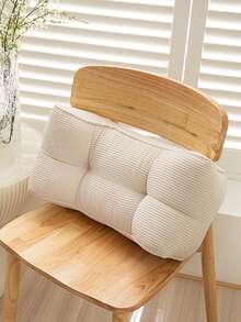 Office Seats, Lumbar Support 1PC Cushions, Simple And Long-Lasting Waist Protection Tools, Lumbar Pillow Backrests, Nap Pillows, Backrest Cushions, New Models - Beige - View 13