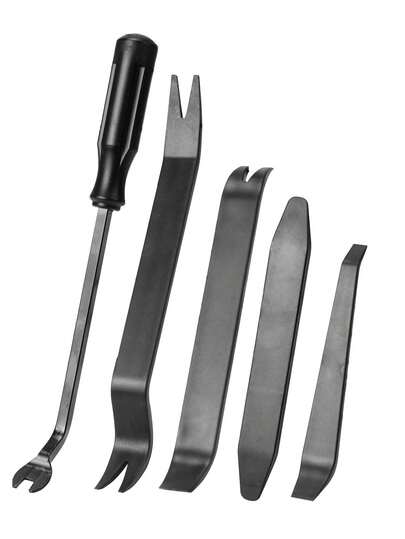 4/5pcs Professional Car Interior Trim Removal Tool Kit - Made Of Scratch-Resistant Plastic Pry Bars Suitable For Door Panels, Clips And Fasteners