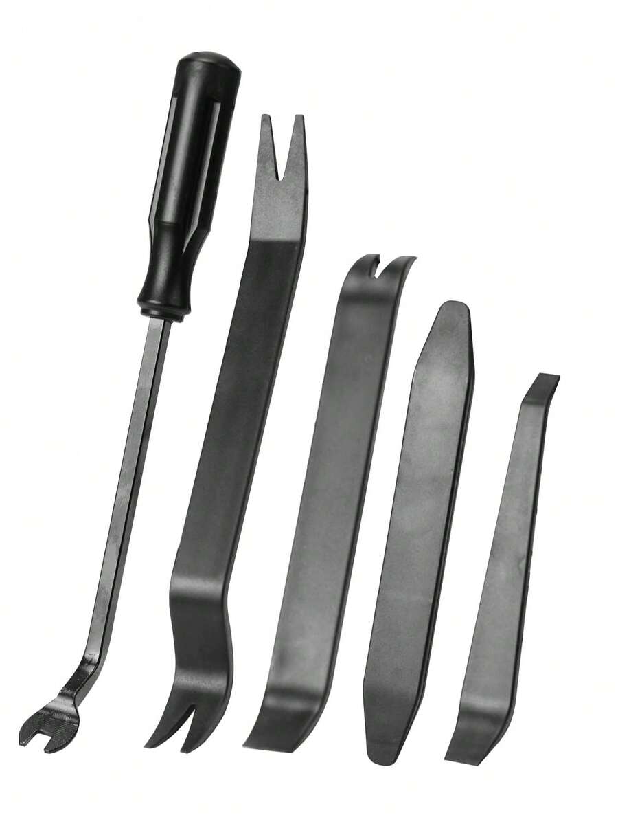 4/5pcs Professional Car Interior Trim Removal Tool Kit - Made Of Scratch-Resistant Plastic Pry Bars Suitable For Door Panels, Clips And Fasteners