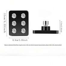 1pc 360 Degree Mini Surround High Pressure Shower Head, Large Rain Shower Sprayer, Bathroom Accessory