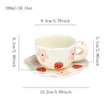 Ceramic Cup Coffee Cup Water Cup Mug Tea Cup Cup Meeting Room Office Personal Dedicated Japanese Style Ceramic - Multicolor - View 7