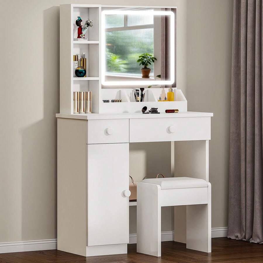 OYAJIA Vanities & Vanity Benches - 白色 - 查看 1