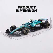 Burago 1/43 比例阿斯顿·马丁阿美F1车队AMR23 2023 & AMR25 2025 #14 费尔南多·阿隆索合金压铸F1赛车模型，节日生日收藏礼物 - AMR25 #14 - 查看 11