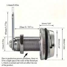 3位密码锁，锌合金机械密码锁，适用于橱柜、抽屉、邮箱，易于安装，家庭和办公室安全硬件配件