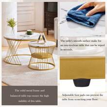 Coffee Tables - White PU - View 4