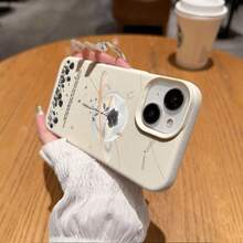 /This TPU lychee-textured phone case features a sci-fi romantic planet rose pattern and is suitable for  17/16/16Pro/16e/16ProMax/16Plus/15/15Plus/15Pro/15ProMax, 14/14Plus/14Pro/14ProMax, 13/13Pro/13ProMax, 12/12Pro/12ProMax, 11/11Pro/11ProMax, 7/8Plus, and XR/Xs/XsMax. It's a beige color with large perforations for shock protection. - Colores mixtos 1 - Ver 10