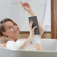 Japanese Style Exfoliating Bath Towel, Shower Brush, Back Scrubber, Exfoliating Pumice Bath Sponge, Unisex Daily Care Towel, Bathroom Accessories - Multicolor - View 5