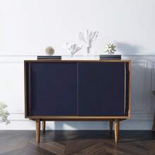 1卷深蓝色自粘PVC墙纸 - 可移除哑光贴纸，适用于厨房、卧室、客厅台面和家具翻新，家居装饰贴纸，让您的家焕然一新 - 寶藍色 - 查看 7