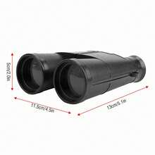 Black 6x42 Binoculars For Kids | Outdoor Adventure Toy For Boys And Girls | Exploration Telescope For Birdwatching, Camping, And Nature Observation | Durable And Lightweight Gift For Young Explorers - 黑色 - 查看 6