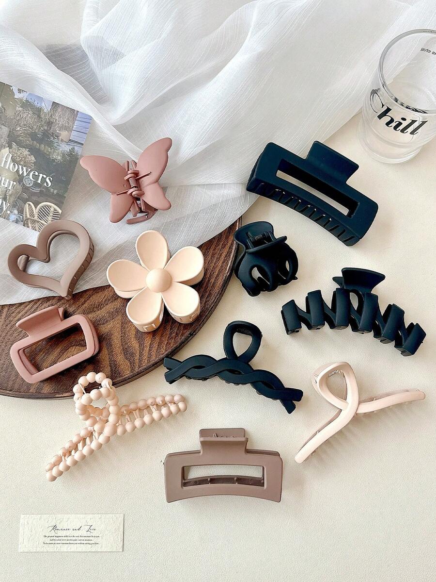 FURDANXINYI 11件套时尚优雅发夹套装，是日常通勤和打造时尚造型的理想之选，也是馈赠女性的绝佳礼物。 - 彩色 - 查看 1