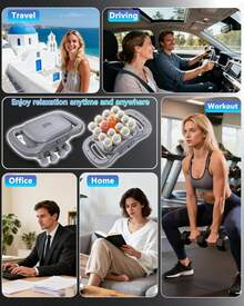 Vielspu 16-Head Massage Gun, Deep Tissue Percussion Massager With 9 Modes & 9 Intensities, 2600mAh Battery Back Bassager For Pain Relief Deep Tissue For Muscle Pain Relief In Back, Legs, Shoulders - Luxury Power Edition + Accessories - View 9