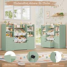 Kids Bookcases, Cabinets & Shelves - màu xanh lá - Xem 3