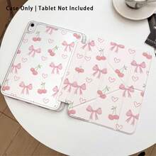 Cherry Painted Effect Acrylic Crystal Phone Case Compatible With Honor, Redmi, OPPO, VIVO, Apple - Multicolor - View 2