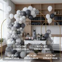 Metal Arch Backdrop,, Gold Arch Wedding Arch Frame (7.2ft, 6.6ft, 6ft, 5ft, 4ft), Balloon Arch Stand, Suitable For Birthday Party Supplies, Weddings, Graduation Decorations, Indoor/Outdoor Baby Party Supplies, Balloon Arch Decorations, Home Décor, New Year's Gifts, Revelación De Género . - 拱門架(金色) - 查看 4