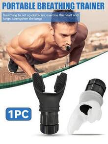 Entrenador portátil de resistencia diafragmática, para mejorar la función pulmonar central y aumentar la fuerza pulmonar - Multicolor - Ver 2