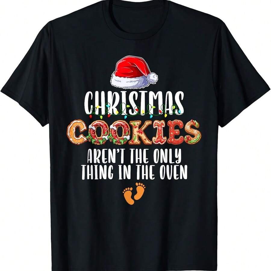 Cistmas Aren't The Only G In The Oven Pamas T-Shirt - 灰色 - 查看 1