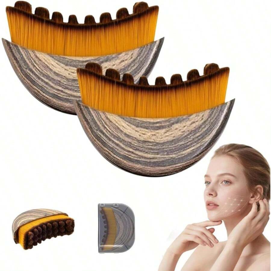 Lymphatic Contouring Face And Body Massage Brush, Lymphatic Drainage Massager, Suitable For Face, Chin And Jawline Shaping, Ergonomic Design, Precise Skin Fit, Portable Beauty Tool (Better Results With Continuous Use), Beauty, Skincare, Spa, Self-Care, Skincare Tools, Facial Care, Beautician Supplies, Massage, Facial Massage Tool, Facial Roller