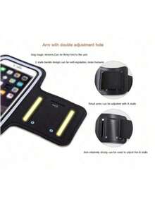 1pc Sports Arm Bag, Fitness Phone Wristband Pouch, Running Bag, Fits Phones Under 5.5 Inches, Waterproof & Sensitive Touch Screen - Multicolor - View 5