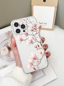 Ốp lưng điện thoại trong suốt TPU chống rơi, in họa tiết hoa nhiều màu sắc, tương thích với iPhone 15/15Pro/15Plus/15ProMax/16/16Pro/16Plus/16ProMax/17/17Pro/17ProMax, tương thích với Galaxy S23 Ultra/A14/A24, điện thoại Android tương thích với Redmi Note 12 Pro/Pixel 8/8 Pro - Nhiều màu - Xem 3
