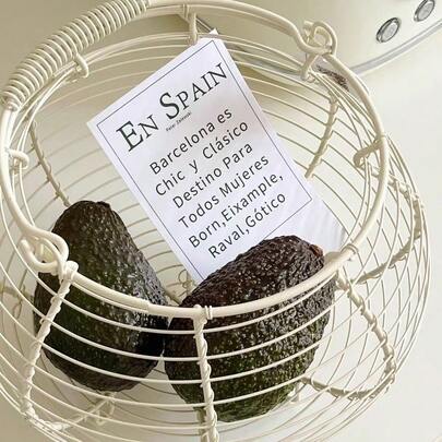 1pc Simple Egg Blue Durable Egg Basket, Can Hold 30 Eggs, With Handle, Farmhouse Style Kitchen & Poultry Collection Basket, Suitable For Chickens, Ducks, Grocery Stores, Farms, Coops, Easy To Clean Egg Transport Basket, Rustic Design, Long-Lasting Storage, Essential For Home Cooking, Perforated Design For Easy Cleaning