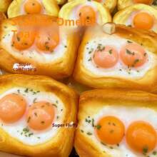 Mới năm 2026 - 1 chiếc bánh kếp hành lá mềm dẻo - Đồ chơi giảm căng thẳng mềm mại, đàn hồi chậm, mô phỏng bữa sáng chân thực, vật kỷ niệm thủ công mang tính hoài niệm, người bạn đồng hành ấm áp trên bàn làm việc & món quà thư giãn sáng tạo - Món quà hoàn hảo - Quà sinh nhật - Quà cho bé trai - Quà cho bé gái - Quà lễ Phục sinh - Quà ngày Valentine - Nhiều màu - Xem 7