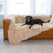 Best Friends By Sheri Calming Shag Cat And Dog Blanket With Non-Skid, Water Resistant Base, Machine Washable, Taupe, 60" X 80" - ColorF - 查看 7