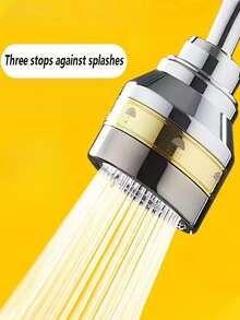 Uniwersalna obrotowa dysza natryskowa do kranu, precyzyjna mosiężna dysza natryskowa wysokociśnieniowa z wężem przedłużającym zapobiegającym rozpryskiwaniu, gwint obrotowy, uszczelka, odpowiednia do zlewu balkonowego, baterii łazienkowych i kuchennych, przedłużacz do kranu zapobiegający rozpryskiwaniu w kamperach, zlew, akcesoria do baterii łazienkowych w kamperach i kuchni komercyjnych, urządzenie oszczędzające wodę, idealny wybór na prezent - Wielokolorowe - Zobacz 11