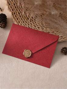 5/20/50pcs Set Marble Texture Pink Envelopes - Bohemian Vintage Chinese Style Stationery Set | Premium Special Paper, Suitable For Wedding Invitations, Party Decorations And DIY Cards (The Stamp Pattern On The Back Is Random Due To Printing Sticker Technology, You Can Purchase According To Personal Preference) - Multicolor - View 2