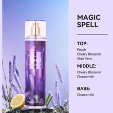 Wish 20 Varieties Of Women's Body Mist Perfume Spray, 8 Fl.Oz Long-Lasting Floral Fruity Spray With Non-Greasy Alcohol-Based Formula. Suitable For Hair & Body, Ideal For Parties, Dates & Gifting. Lightweight And Smooth Application.Valentine's Day Gift - Magic Spell - 查看 7