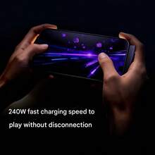 240W Super Fast Charging Retractable 2-In-1 Charging Cable With Phone Holder, Suitable For Gaming, Office, Car Travel, Compatible With Type-C Devices, Black Compatible With IPhone 17, 17 Pro Max, 16, 16 Plus, 16 Pro, 16 Pro Max,Compatible With Redmi, Compatible With OnePlus Charger - Black - View 3