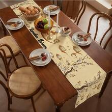 1/4/6 Pcs Ramadan Placemats, Linen Dining Table Mats With Traditional Lantern Pattern, Washable Printed Tablecloths, Surface Protective Pads, Ideal Decor For Holiday Kitchen And Family Gatherings - Multicolor - View 19