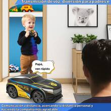 TendenciaJuguete Carros Control Remoto Con Luces Voz Para Niños Color NegroCalidad premium - Negro - Ver 4