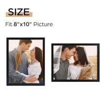 8x10 Picture Frame Black 8 By 10 Thin Photo Frame For Wall Tabletop Display Single - Black - View 2
