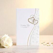 1个创意心形相框金属切割模具，适用于剪贴簿、相册、卡片制作，非常适合节日祝福和手工制作。 - 銀色 - 查看 4