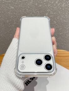 极简透明气囊防摔手机壳，带摄像头保护气囊的透明防摔手机壳，兼容 - 無色 - 查看 7