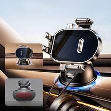 360度旋转无遮挡出风口吸盘式车载仪表盘手机支架，通用型车载导航支架 - A - 查看 4