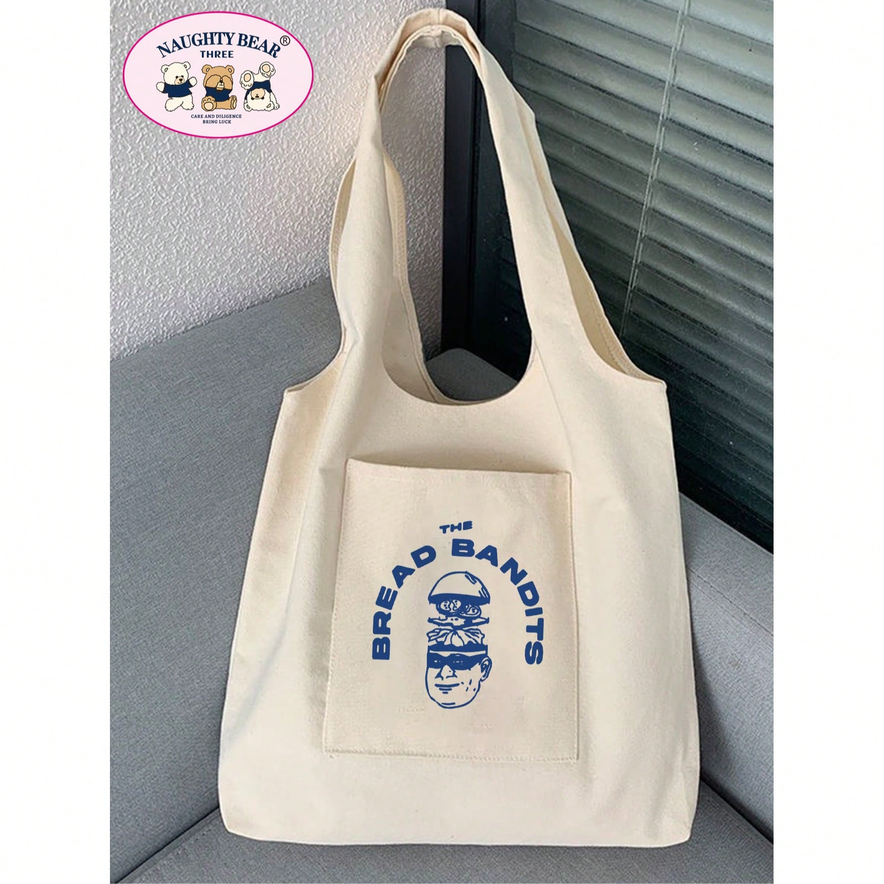 Fashionable Simple All-Match Cartoon Printed Canvas Bag School Bag,Large Capacity,Lightweight,Portable,Luggage Strap Design, Suitable For Teen Girls Women College Students, Perfect For Back To School,College,Middle School, High School,Work , Business, Commute, Literary School Bag & Book Bag For Wome