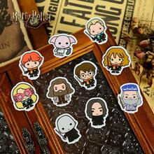 Harry Potter 20张复古哈利波特贴纸，霍格沃茨学院徽章和人物图标，防水乙烯基贴纸，适用于日记本、电子产品保护套、DIY剪贴簿——送给哈利波特粉丝的完美礼物 - 彩色 - 查看 2