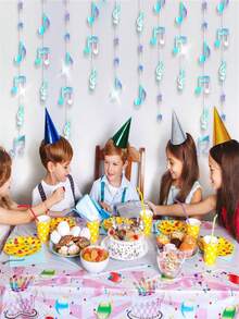 1 Bộ, Banner treo hình nốt nhạc và ngôi sao, Phụ kiện chụp ảnh & Phông nền cho Lễ tình nhân, Lễ hội Carnival, Ramadan, Lễ Phục sinh, Đám cưới, Ngày Thánh Patrick - Nhiều màu - Xem 4