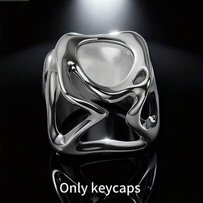 One-Click Liquid Metal Electroplated Keycap, Electroplating Process, Cross Interface, ABS Material