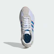 Adidas Giày thể thao cổ điển unisex, giày đôi thời trang thường ngày ID0556 - Trắng sáng/Trắng kem/Xanh lam - Xem 3